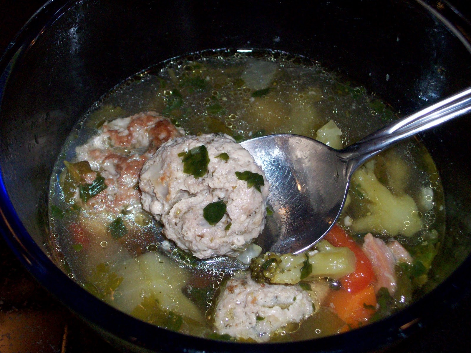 Turkey Meatball Soup I am Hungry What's for Dinner?