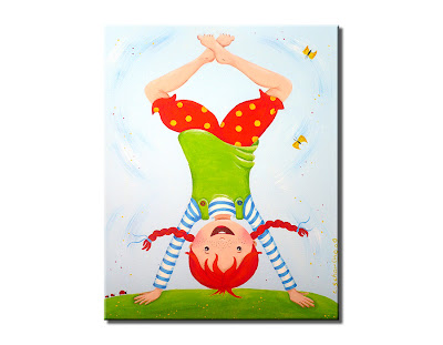 Kinderzimmerbild Pippi