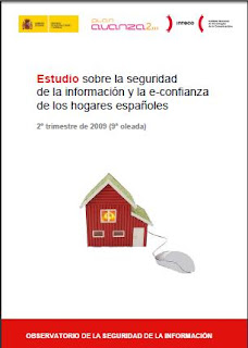 Estudio sobre la seguridad de la información y la e-confianza de los hogares españoles (2º trimestre de 2009).