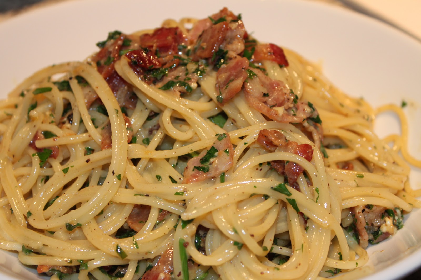 My Affair With Truffles Spaghetti Carbonara