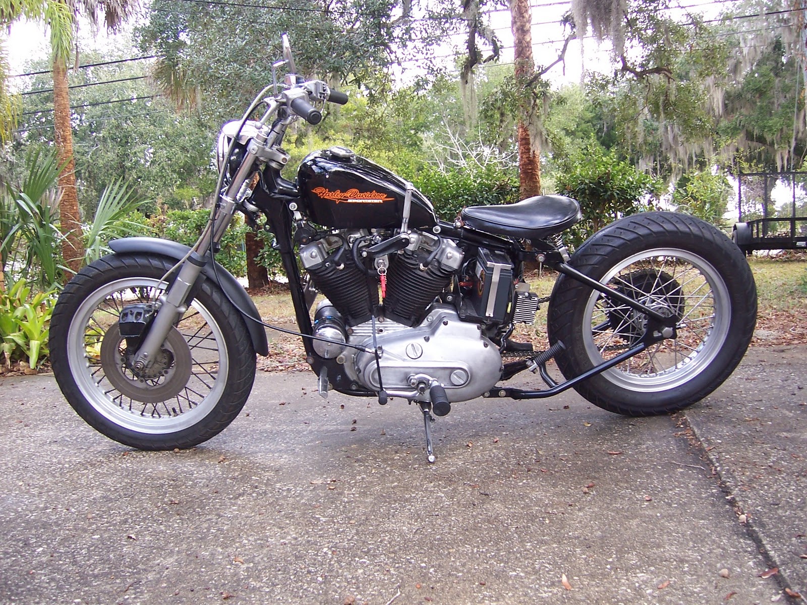 BOBS CHOP SHOP 1977 harley sportster ironhead