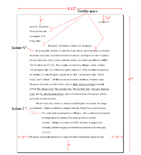 Essay examples double space