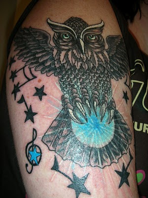 Owl Tattoo Designs On Hand Tattoo Pics