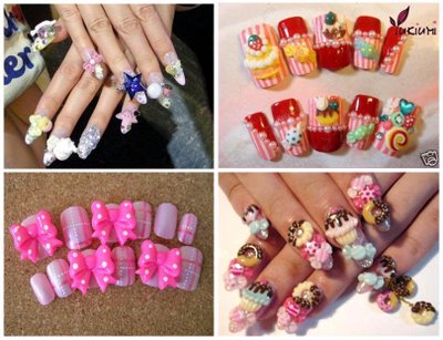 uñas kawaii naturales