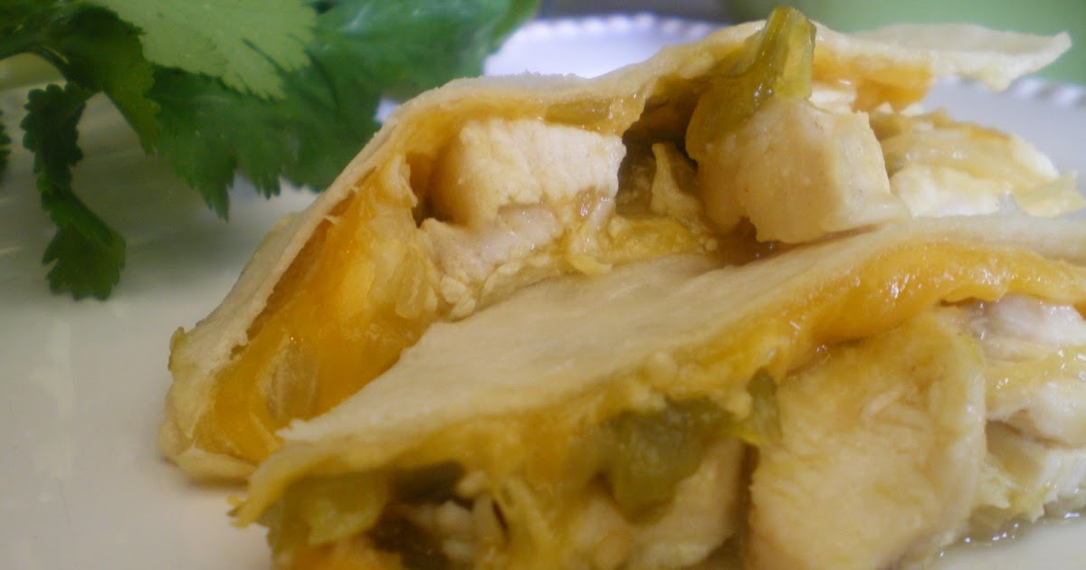Bajio's Green Chile Chicken Quesadilla