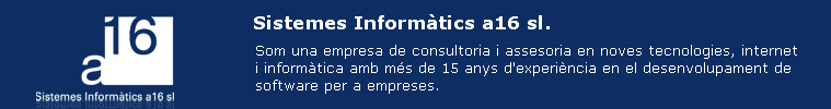 Sistemes Informàtics a16