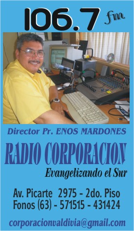 RADIO CORPORACIÓN DE VALDIVIA EN EL 106.7 FM.