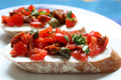 Goat Cheese Bruschetta