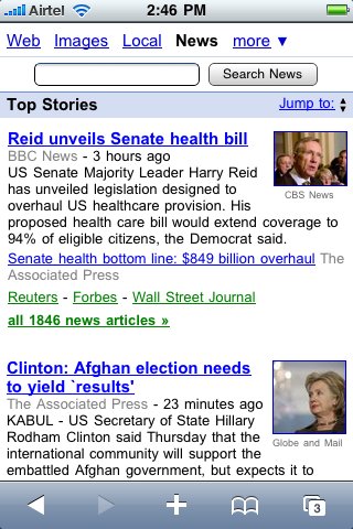 Google News for mobile is now