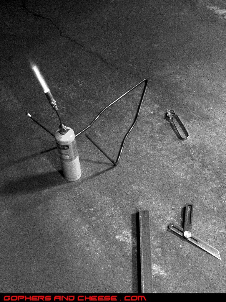 Gophers and Cheese Homemade Sissy Bar