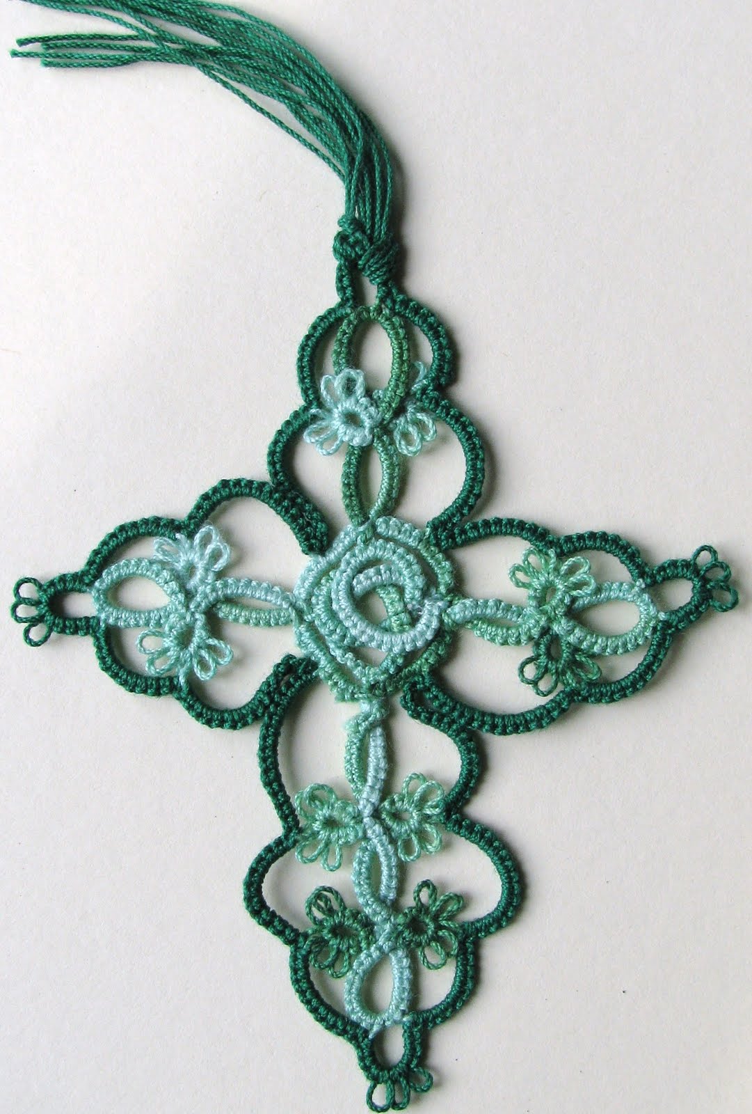 Carol's Little Treasures A Tatting Blog Celtic Tatted Cross and My