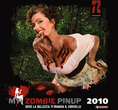 My Zombie PinUp 2010 calendario copertina italiana