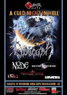 A Cold Night in Hell concerto 2009 poster