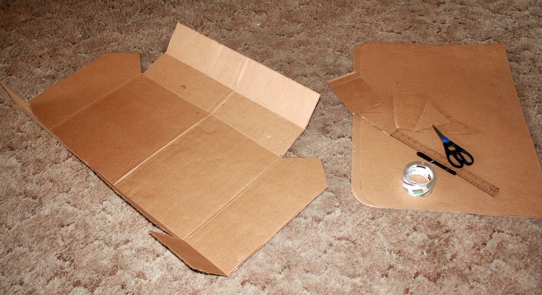 Filth Wizardry: Cardboard barbie house