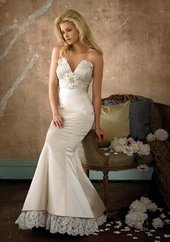 Alvina Valenta wedding gowns Ivory mermaid wedding dress with unique 