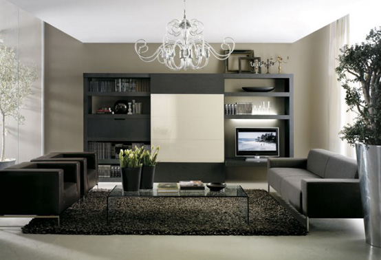 Contemporary Room Paint Contemporary living room for living room décor
