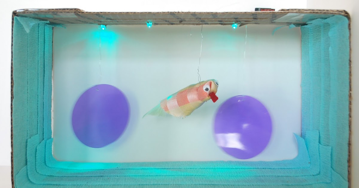 powered by girls project lightup aquarium