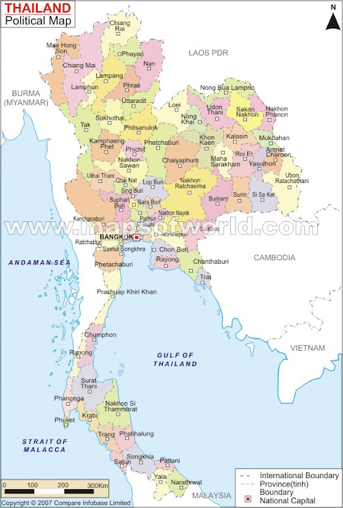 Thailand Map