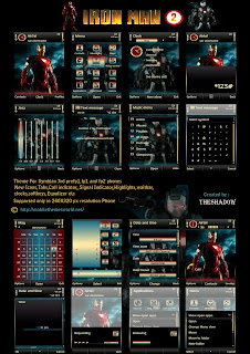 Ironman 2 mobile theme