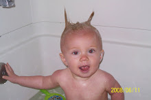 Here is our other little niece Brinley and her horns.