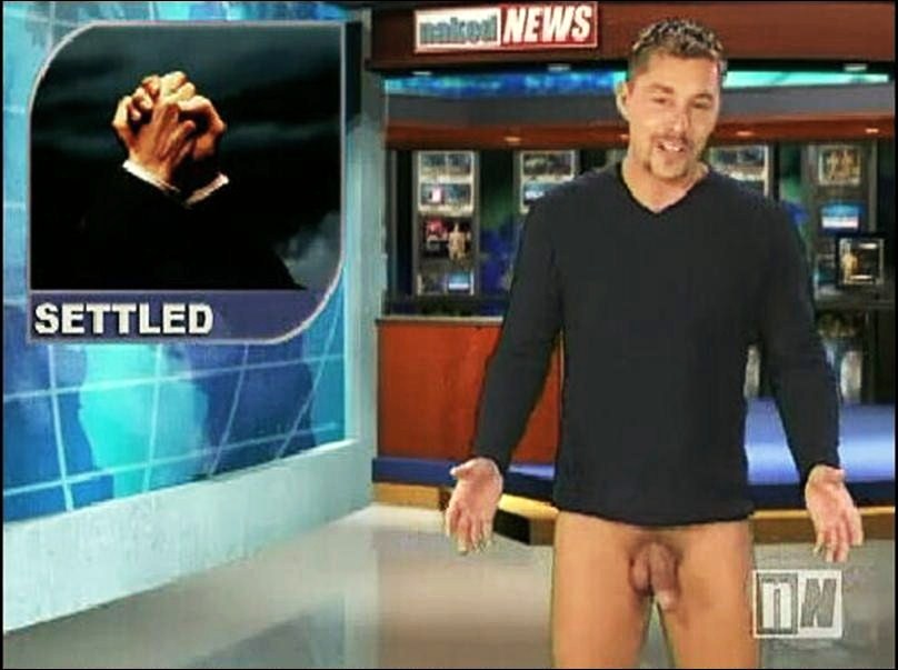 Male naked news Nudity.