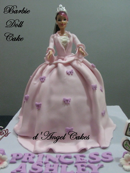 d'Angel Cakes Barbie Doll Cake