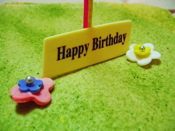 happy birthday too....!~ Green+tea+tofu+cake+3