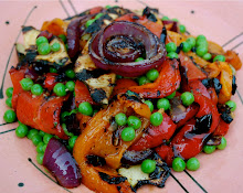 Warm Salad of Grilled Vegetables with Peas