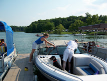 Getting ready to get in the water