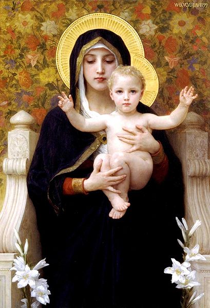 Et l'art, alors ? William-Adolphe+Bouguereau,+La+Vierge+aux+lys