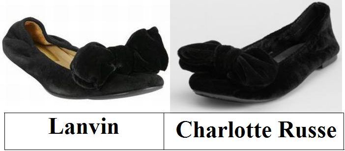 charlotte russe black flats