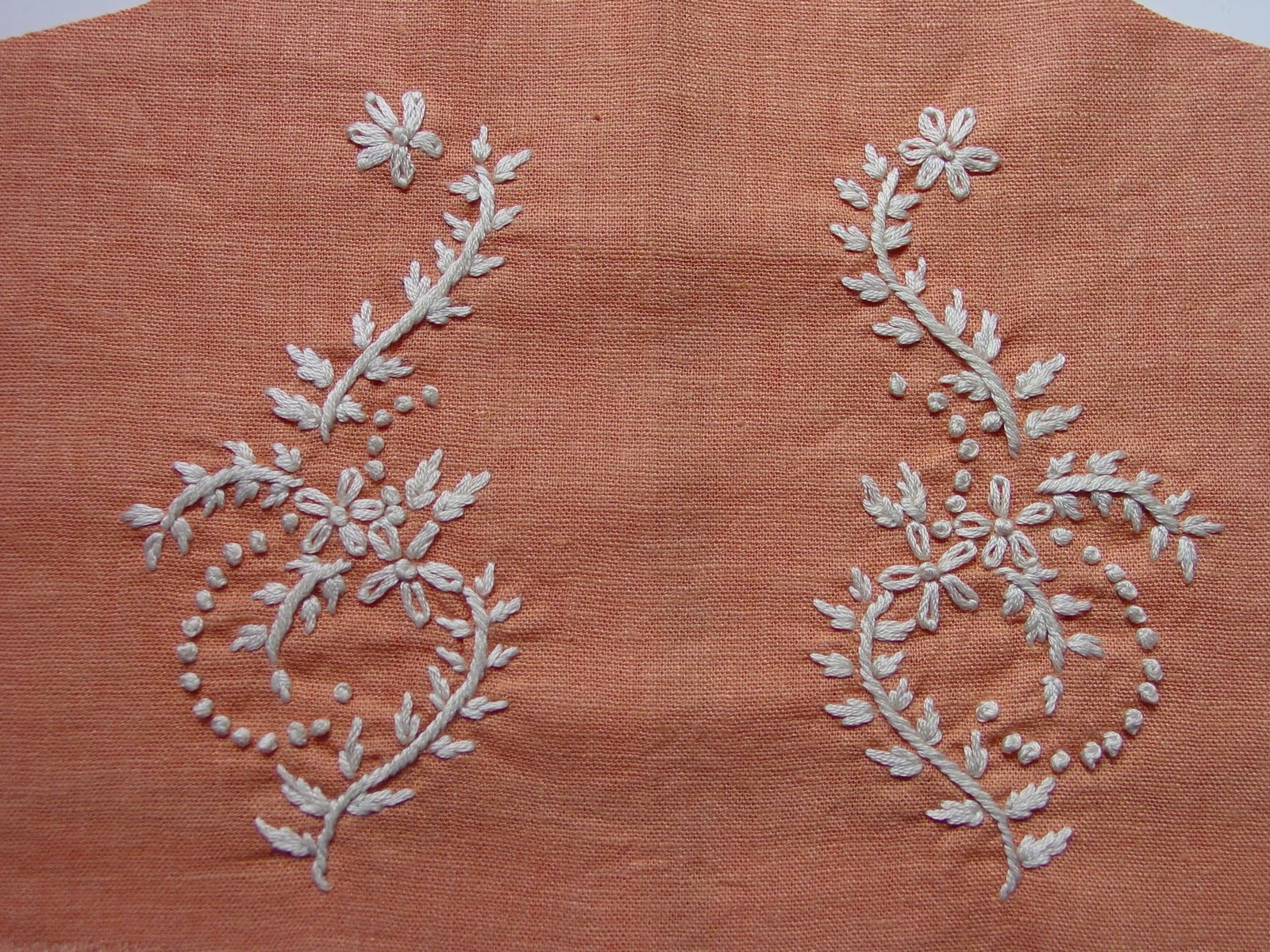 Sketches  stitches a painting and draping compulsion embroidery work