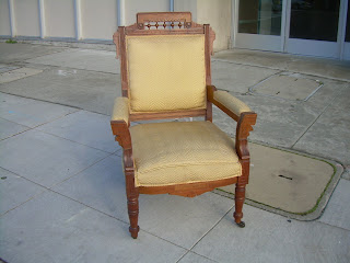 UHURU FURNITURE & COLLECTIBLES: SOLD - Eastlake Chair - $90