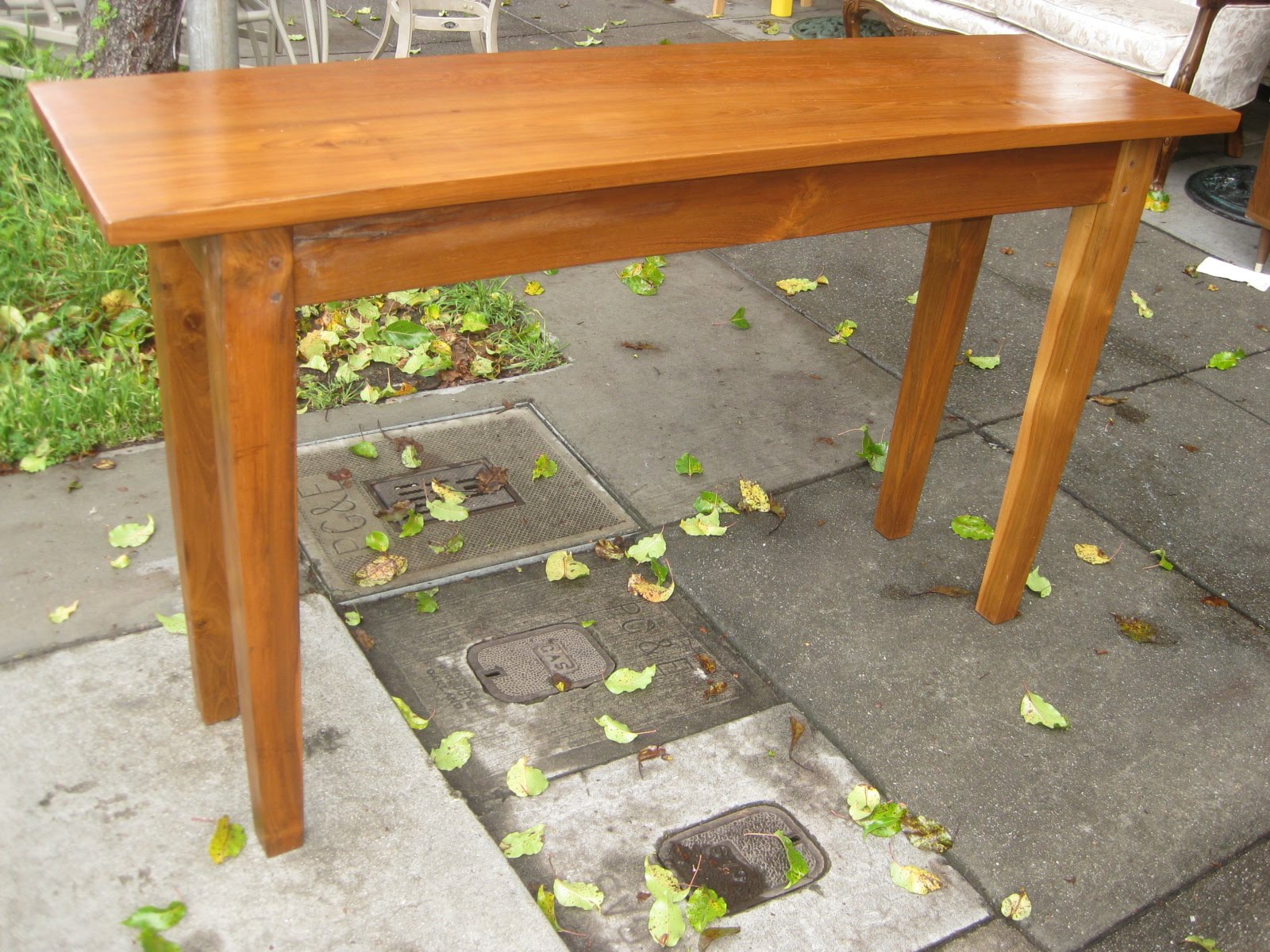 Teak Console Table