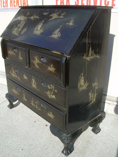 Uhuru Furniture Collectibles Sold Black Chinese Secretary