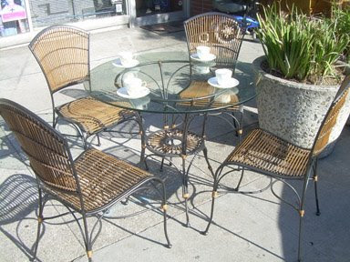 Uhuru Furniture Collectibles Sold Backyard Table Chairs 200