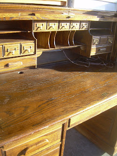 Uhuru Furniture Collectibles Sold Oak Rolltop Desk 250