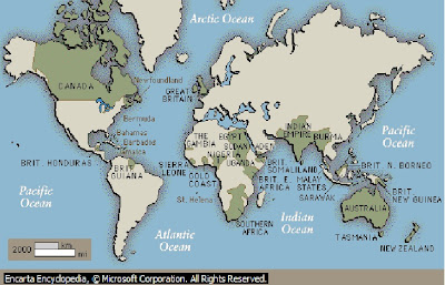 Wilayah Kekaisaran Inggris - 10 Kerajaan Terbesar Sepanjang Sejarah Di Dunia - www.simbya.blogspot.com