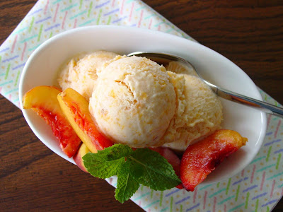 peach cream ice peachy just scoop perfect