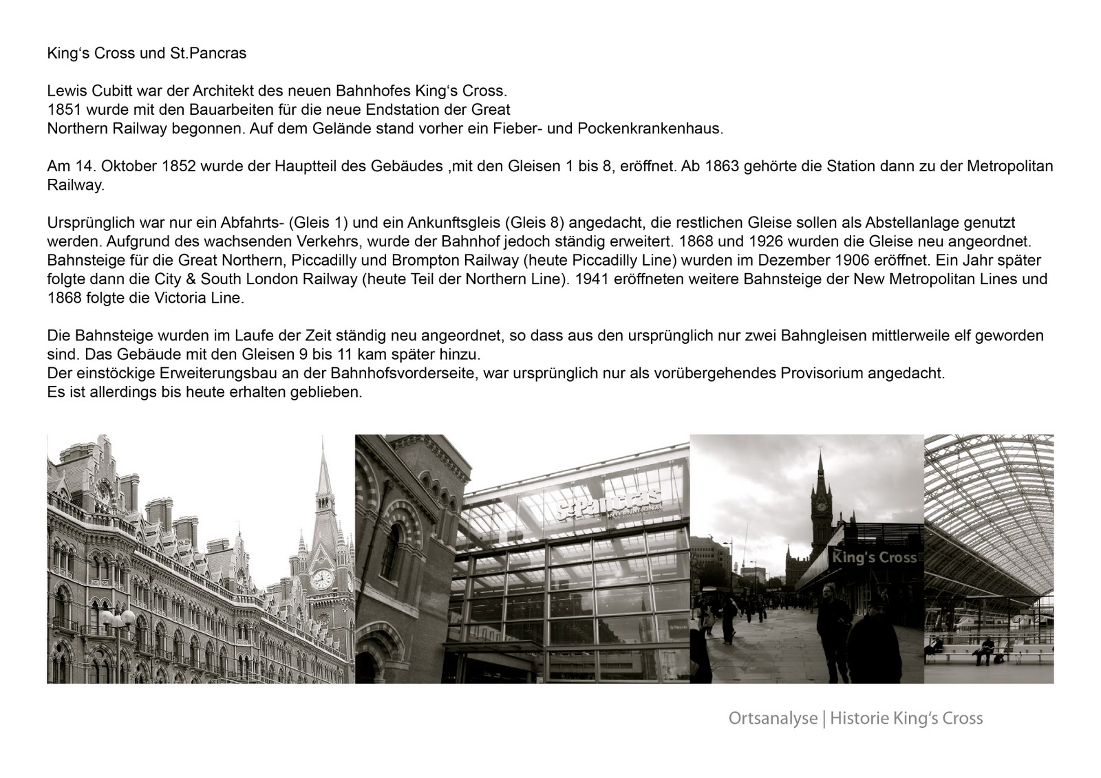 KingsCross: Ortsanalyse|historische Entwicklung