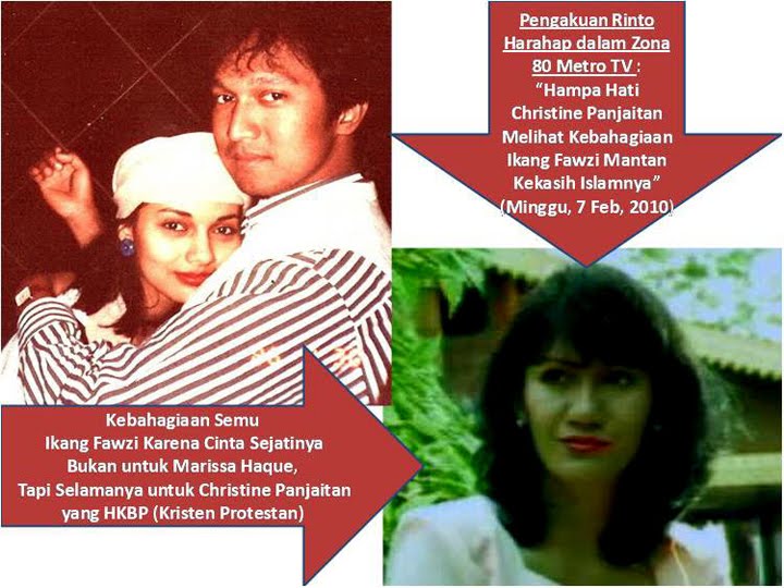 Rinto Harahap: Cinta Sejati Ikang Fawzi Sesungguhnya untuk Christine Panjaitan bukan untuk Marissa