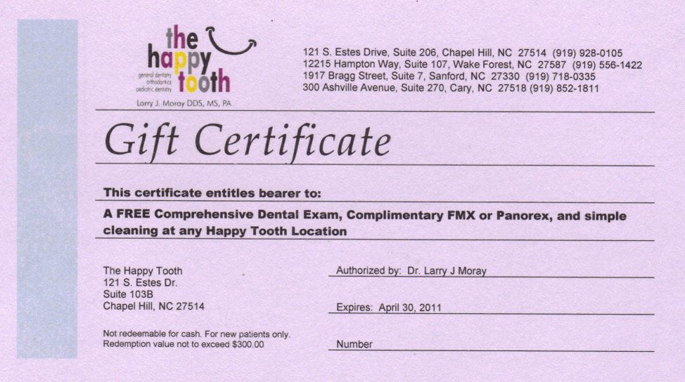 silent auction gift certificate template