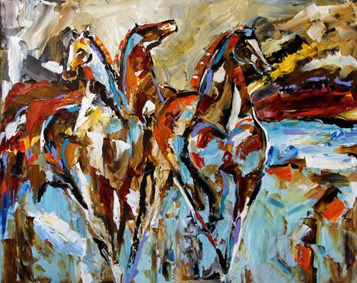 Canvas+paintings+of+horses