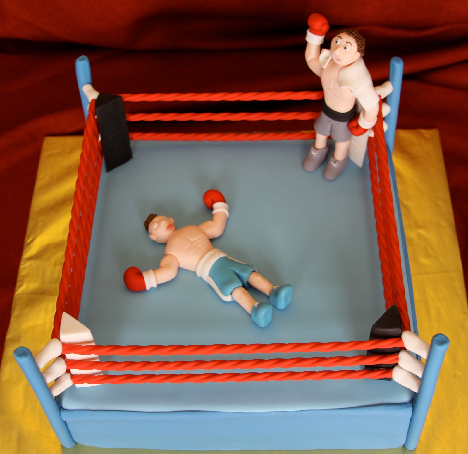 . Boxing Ring Cake