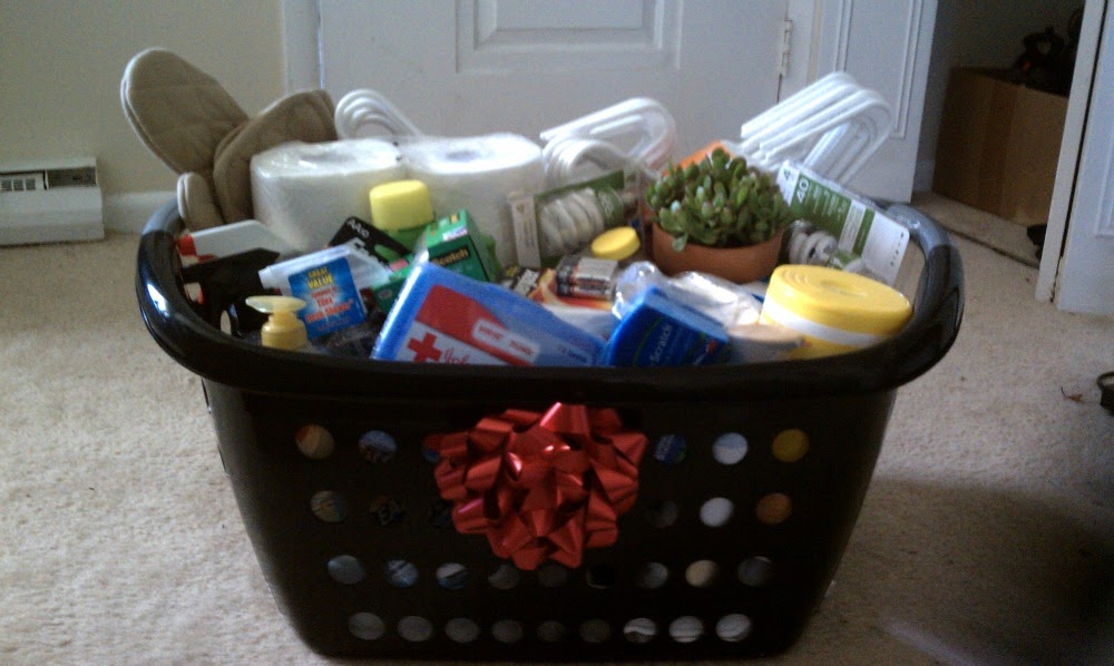 Home to you First Apartment Gift Basket