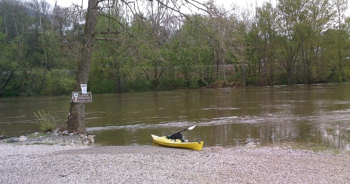 Virginia Paddler James River at Buchanan April 2009