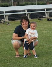 Mama and Ezekiel at Daddy's football game- Go Panthers!