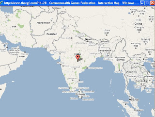 CGF website shows incorrect map of India
