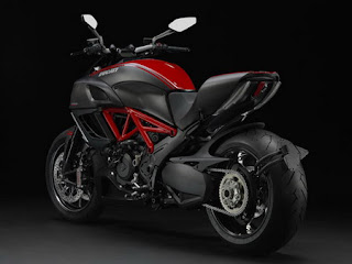 Motorcycle 2011 Ducati Diavel Carbon Edition Left Rear Side