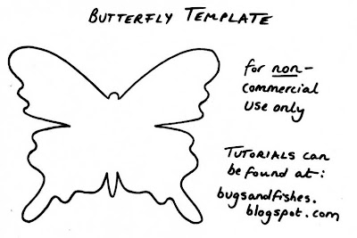 Paper Butterfly Template